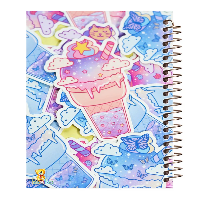 دفتر نقاشی 50 برگ بانیبو مدل بستنی کد 400