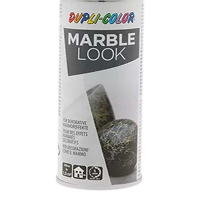 اسپری رنگ ماربل سفید دوپلی کالر مدل Marble حجم 200میلی لیتر