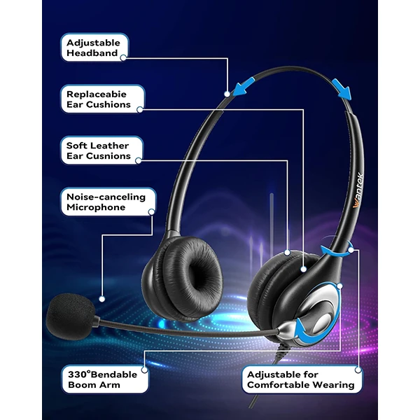 عکس شماره 3 : هدست تلفن وانتیک مدل uc602