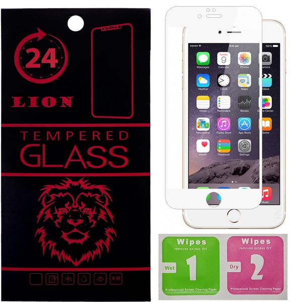 محافظ صفحه نمایش شیشه ای لاین مدل 3D Full Cover مناسب برای گوشی اپل آیفون 6/6s محافظ صفحه نمایش شیشه ای لاین مدل 3D Full Cover مناسب برای گوشی اپل آیفون 6/6s