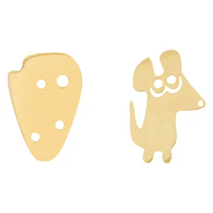 گوشواره طلای 18 عیار ماهک مدل ME0590