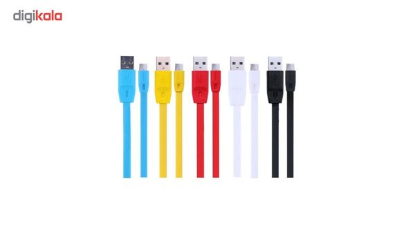 کابل تبدیل USB به microUSB ریمکس مدل RC-001m به طول 1 متر کابل تبدیل USB به microUSB ریمکس مدل RC-001m به طول 1 متر