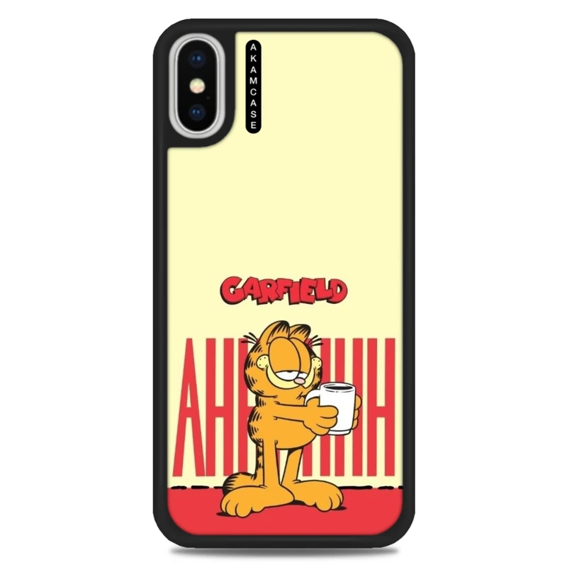 کاور آکام مدل AMC-WAXSM-GARFIELD12 مناسب برای گوشی موبایل اپل iPhone Xs Max