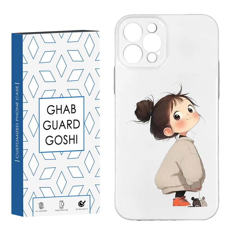 کاور قاب گارد گوشی طرح فانتزی دختر ملوس کد HARD-010 مناسب برای گوشی موبایل اپل IPHONE 12 PRO