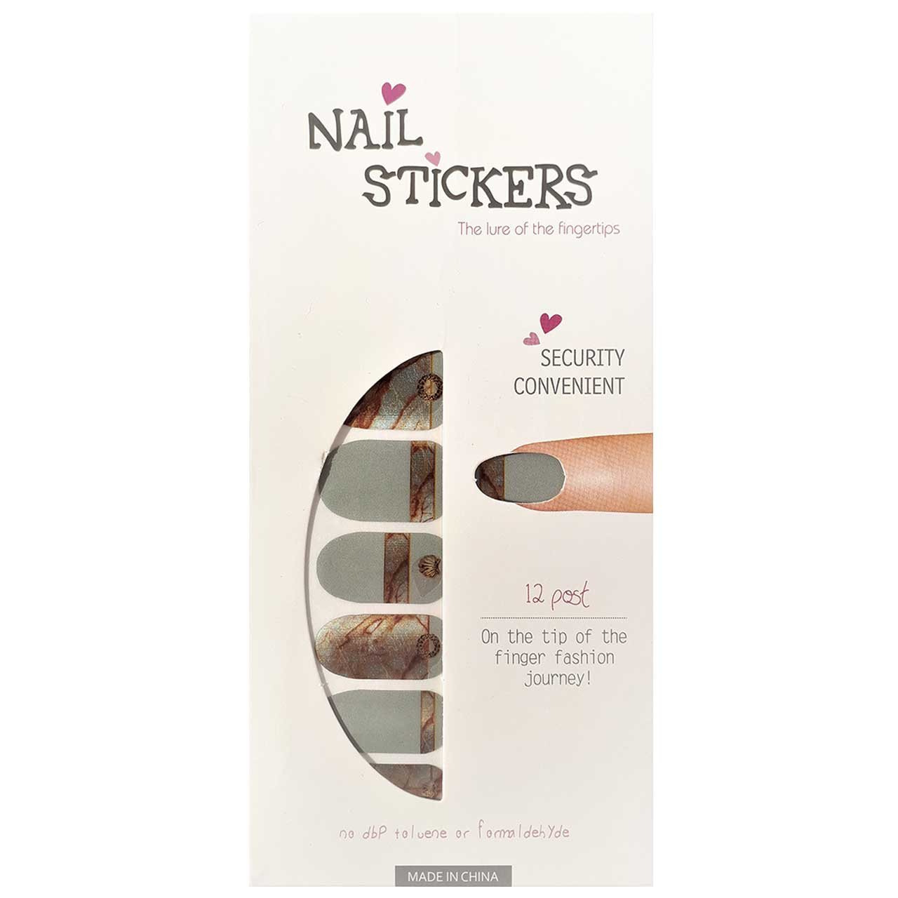 استیکر طراحی ناخن مدل NA035
