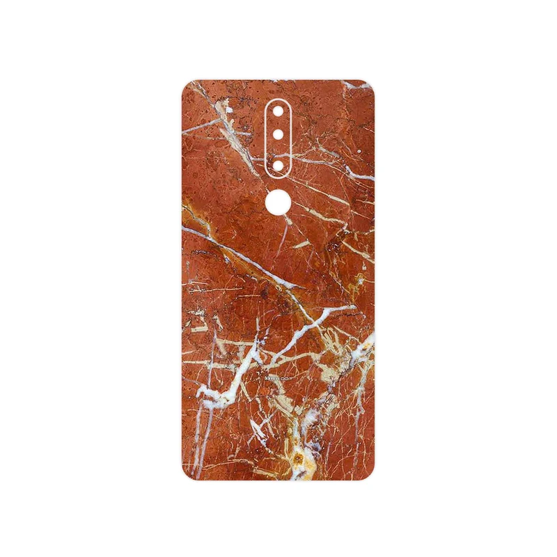 برچسب پوششی ماهوت مدل Red Marble مناسب برای گوشی موبایل نوکیا 3.1 Plus