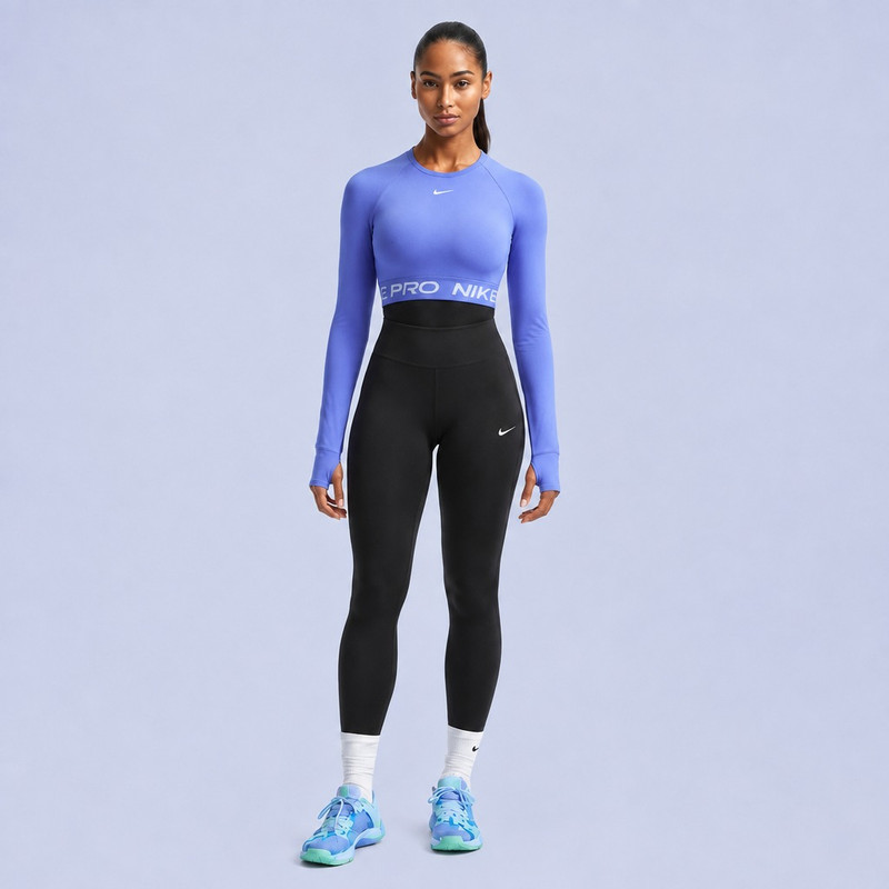 کراپ تی‌شرت ورزشی زنانه نایکی مدل Dri-FIT کد FV5484-570
