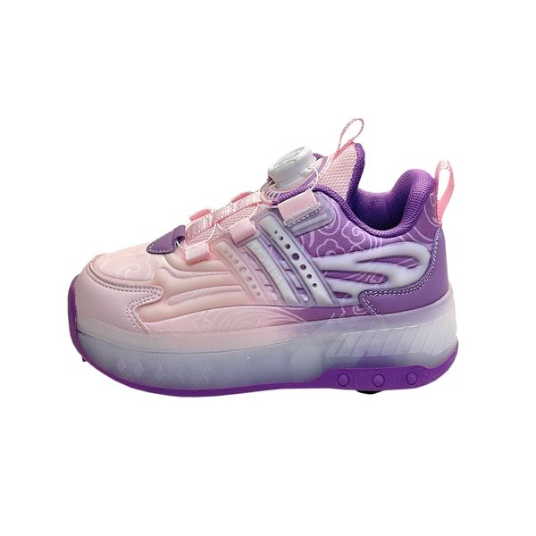 کفش راحتی دخترانه بی کی جی کیدز مدل اسکیتی چراغدار کد Ba235