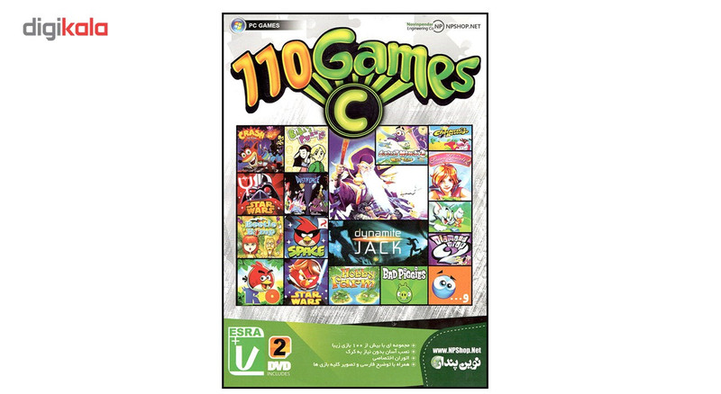 مجموعه 110 عدد بازی کامپیوتری نشر نوین پندار
