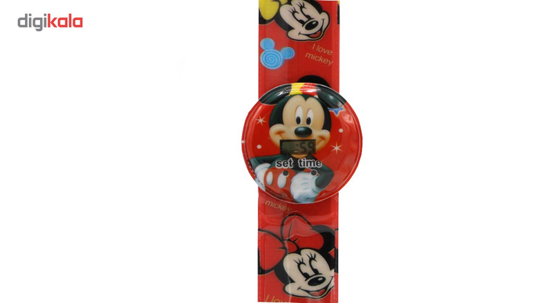 ساعت مچی دیجیتالی مدل Micky Mouse 01 - بسته 4 عددی
