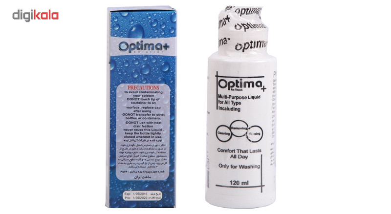 محلول شست وشو لنز اپتیما مدل 120ML