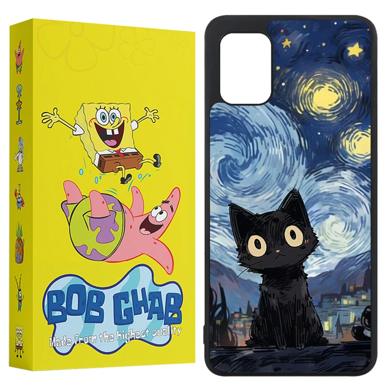  کاور باب قاب طرح گربه مدل BCPA31 مناسب برای گوشی موبایل سامسونگ Galaxy A31