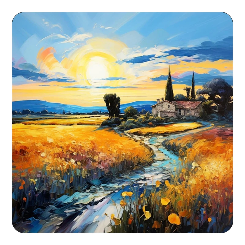 مگنت کاکتی طرح نقاشی رنگ روغن مدل mp72439