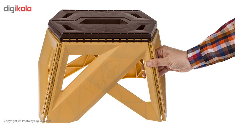 صندلی تاشو پلاستیک ناصر مدل 616BR