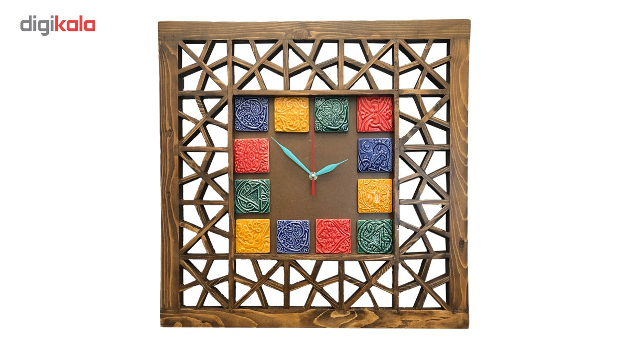 ساعت دیواری آسوریک مدل گره چینی آورد کد 2955
