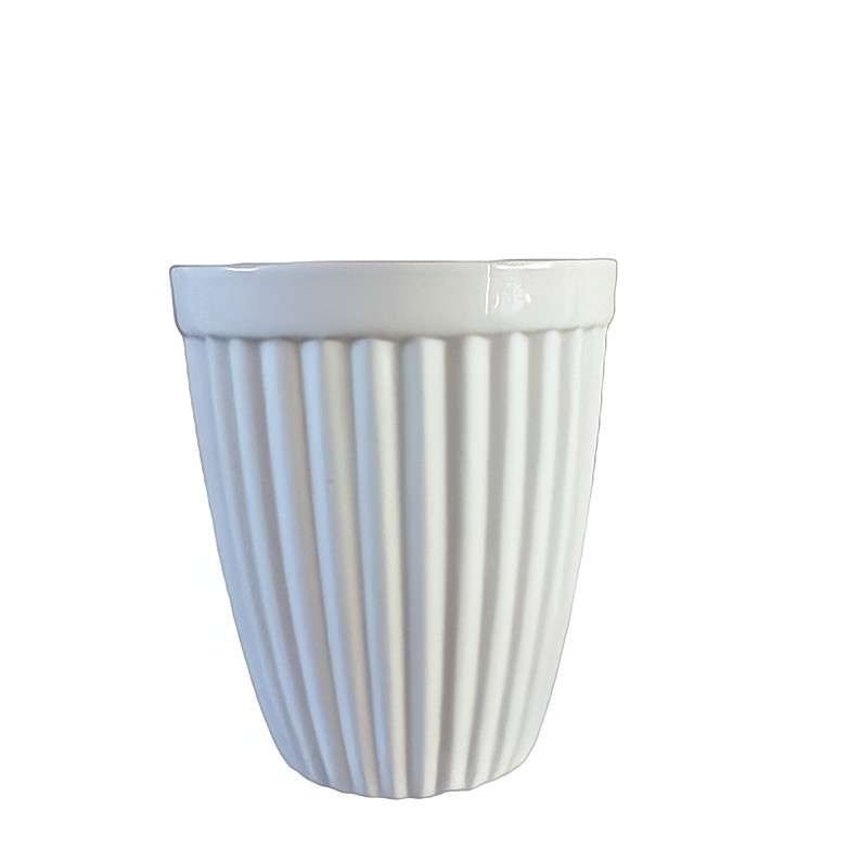 گلدان سرامیکی مدل شیاردار