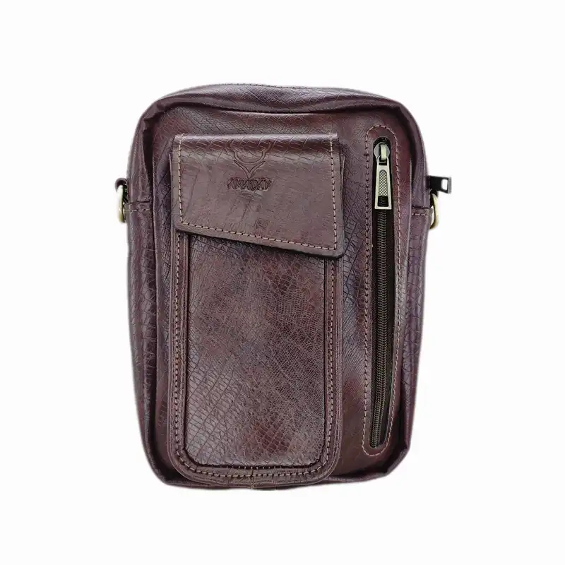 کیف رودوشی چرم آمادای مدل ارشیا صنعتی