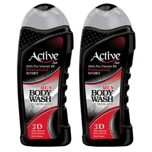 Active Sport Black Body Shampoo For Men Pack Of 2
