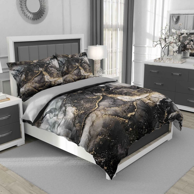 سرویس روتختی مدل ماربل 5529 تکنفره 5 تکه