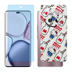 Glass Together model anti blue screen protector suitable for Honor X9c mobile phone with back cover sticker