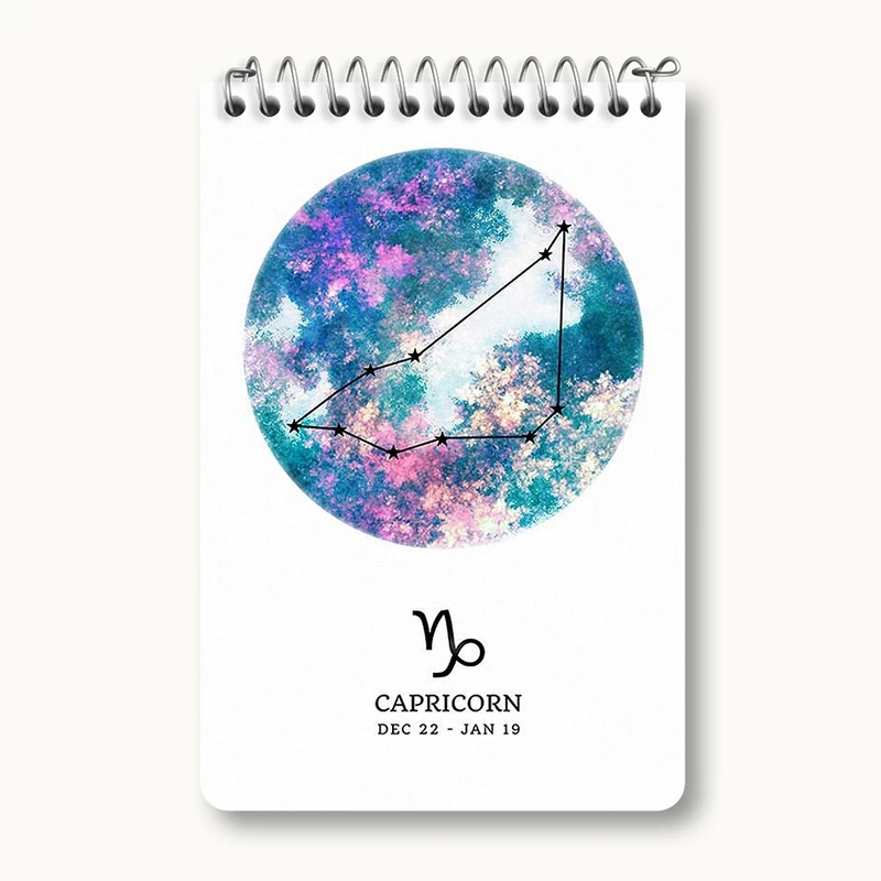 دفتر یادداشت 50 برگ خندالو طرح ماه تولد دی کد F11380