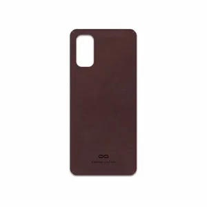 MAHOOT Matte-Dark-Brown-Leather Cover Sticker for Realme 7 Pro