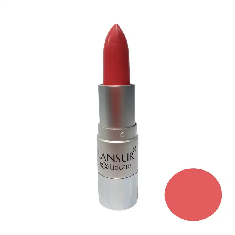 رژ لب جامد لنسور طرح جدید 3Dشماره 08