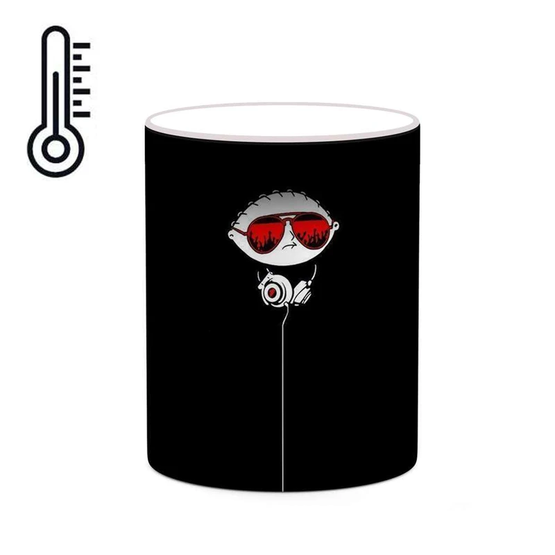 ماگ حرارتی کاکتی مدل کارتون Family Guy کد mgh22589