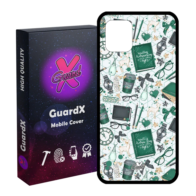 کاور گارد ایکس طرح کتاب مدل Glass10289 مناسب برای گوشی موبایل سامسونگ Galaxy Note 10 Lite