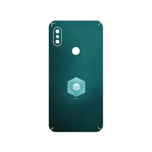 MAHOOT Minimal Cube icon Cover Sticker for Xiaomi Redmi Note 6 Pro