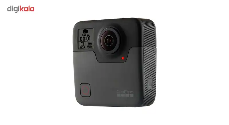 دوربین فیلم برداری ورزشی گوپرو مدل Fusion همراه با کیف و بند آویز پلوز