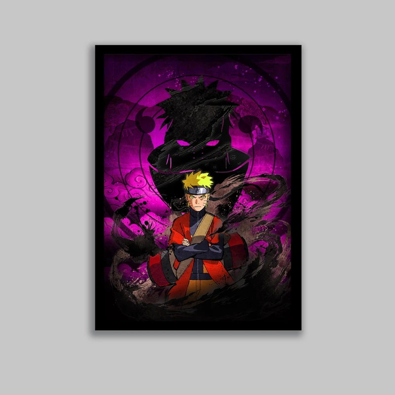 تابلو مدل انیمه ناروتو Naruto کد LA-G10404-2