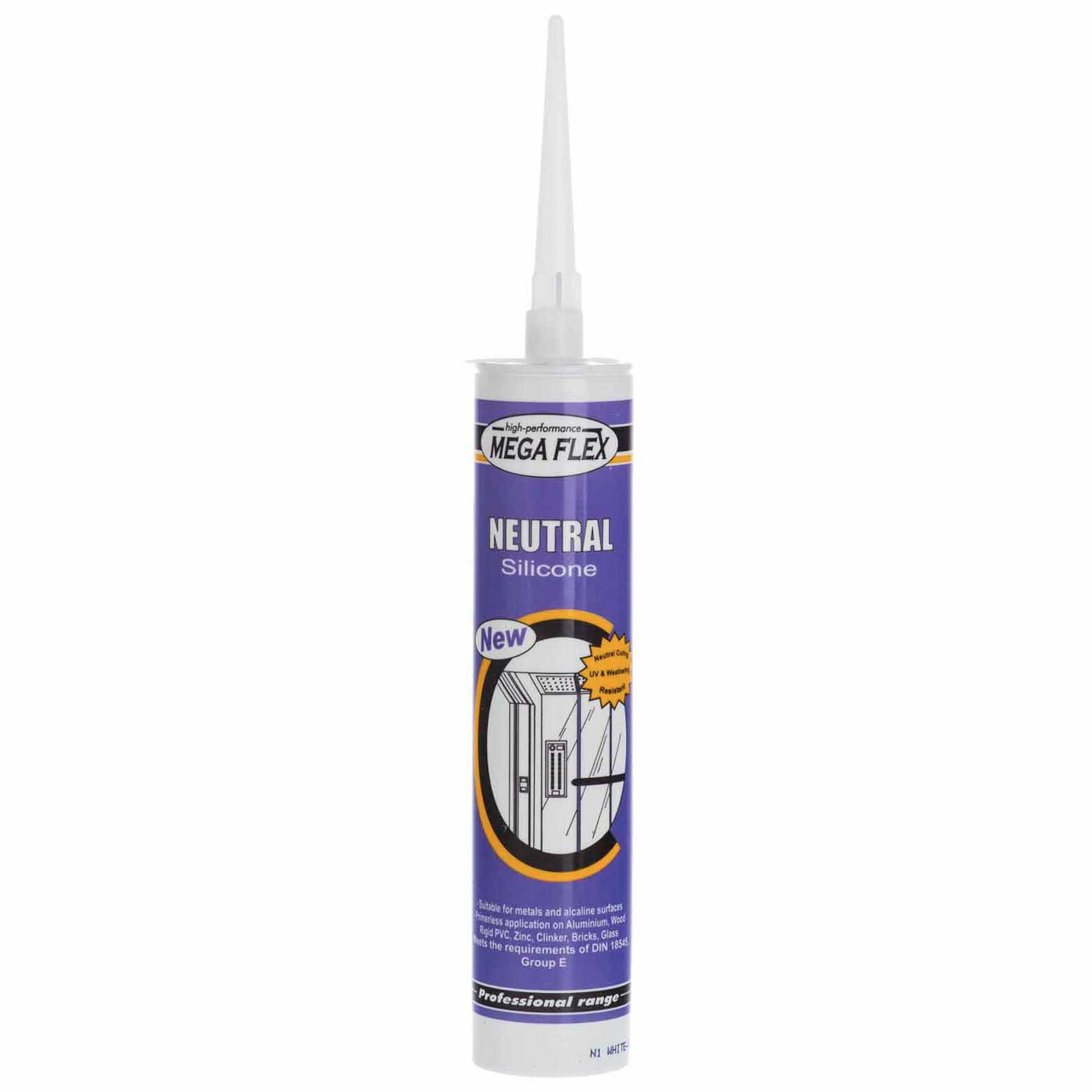 چسب درزگیر غفاری مدل Mega Neutral حجم 310 میلی لیتر