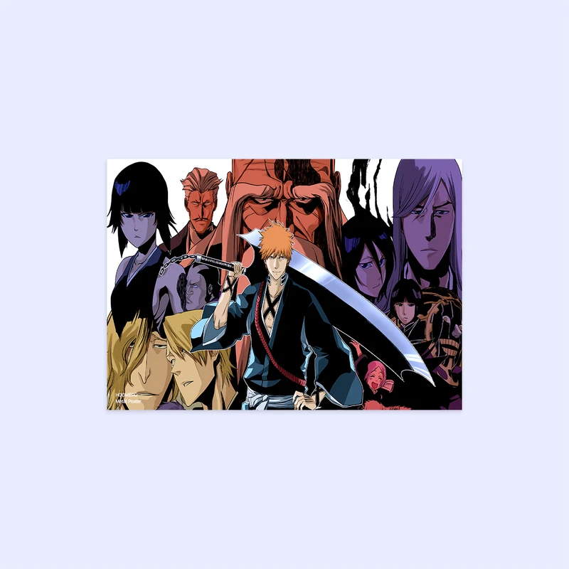 پوستر هومرو مدل فلزی طرح انیمه bleach کد PS879