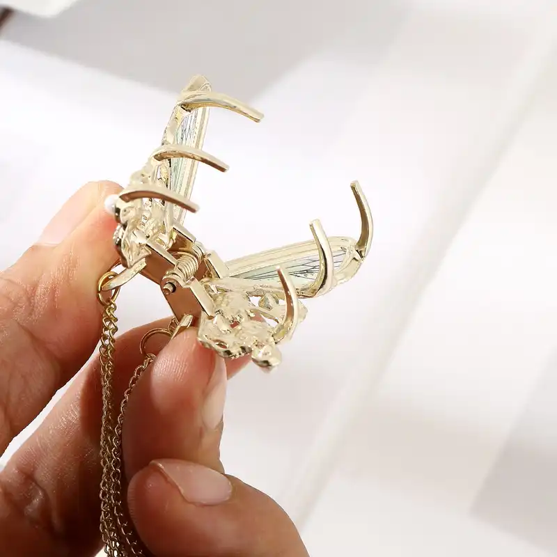 کلیپس مو زنانه مدل آویز دار طرح پروانه ای کد 105001628