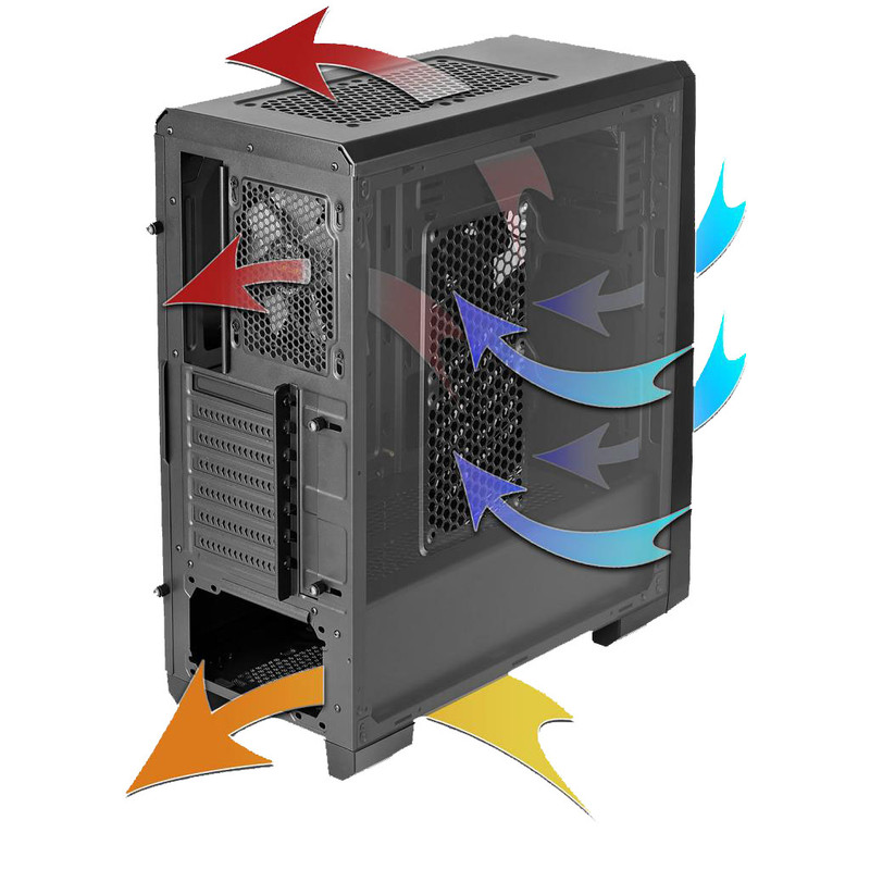 کامپیوتر دسکتاپ راگنو مدل Pentium-4GB-240SSD-VGA 2G-A