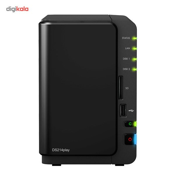 ذخیره ساز تحت شبکه 2Bay سینولوژی مدل دیسک استیشن DS214 پلی