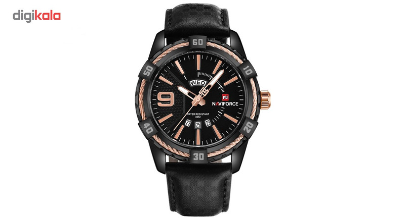 ساعت مچی عقربه ای مردانه نیوی فورس مدل NF9117M/BBGG