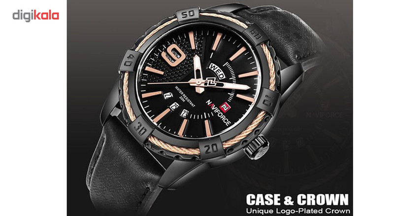 ساعت مچی عقربه ای مردانه نیوی فورس مدل NF9117M/BBGG