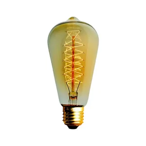 Engareh ST64 Spiral Vintage Edison Filament Bulb Lamp E27
