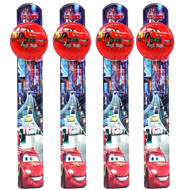 ساعت مچی دیجیتالی مدل Cars 01 - بسته 4 عددی