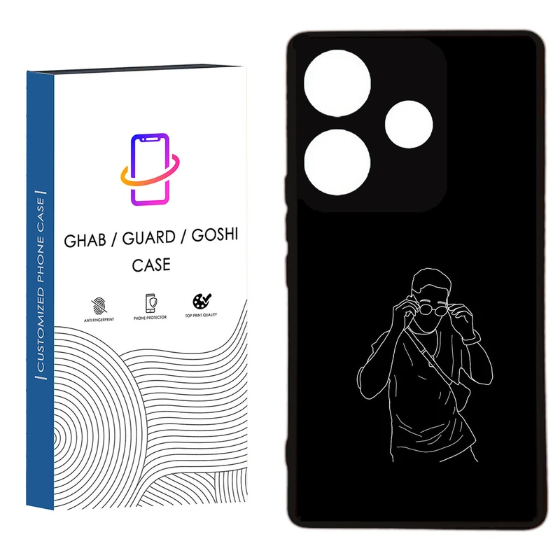 کاور قاب گارد گوشی طرح پسرانه کد 71 - TPU مناسب برای گوشی موبایل  شیائومی  Redmi 13