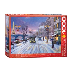 پازل 1000 تکه یوروگرافیکس پازلز مدل Christmas Eve in Paris كد 0785-6000