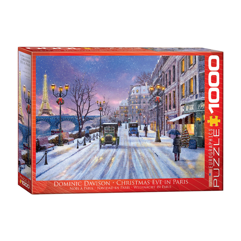 پازل 1000 تکه یوروگرافیکس پازلز مدل Christmas Eve in Paris كد 0785-6000