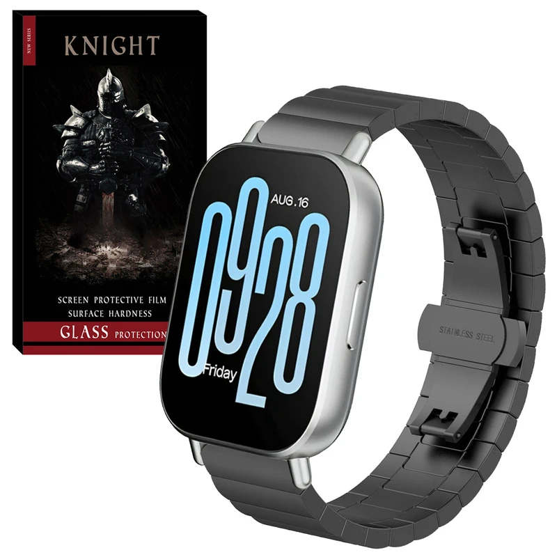 بند نایت مدل Swatch Link KT TW مناسب برای ساعت هوشمند شیائومی Redmi Watch 5 Lite 22mm