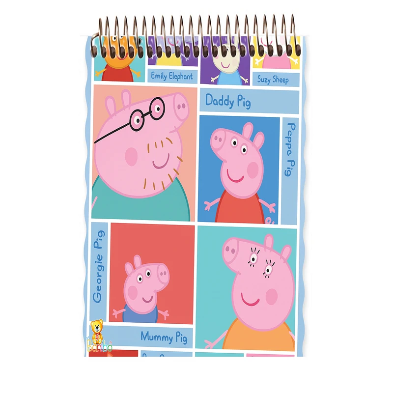 دفتر شطرنجی 100 برگ بانیبو مدل انیمه کد 1129