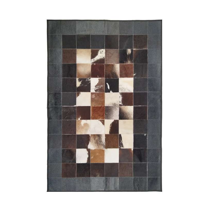 کلاژ فرش پوست و چرم کمالی مدل AD-0558