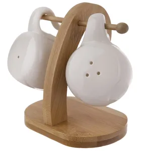 ست نمک و فلفل پاش 3 پارچه بامبوم مدل BB2836