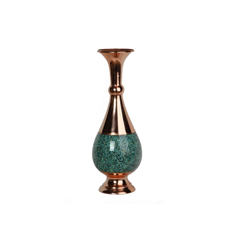 گلدان فیروزه کوبی کد 25
