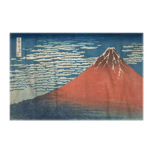 کاغذ کادو ترمه طراحان ایده مدل فوجی از هوکوسای کد art0256 سایز 57x37 سانتی متر